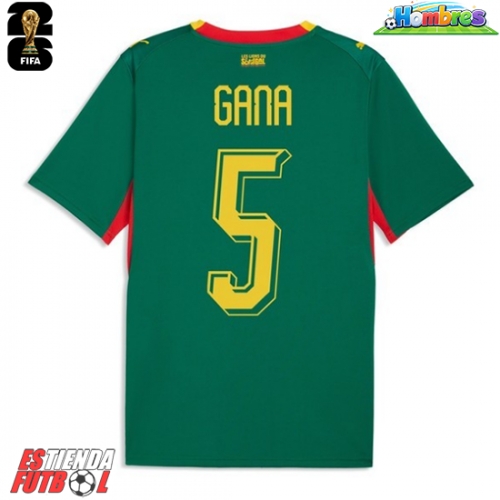 Senegal Idrissa Gueye #5 Segunda Equipación Mundial 2026 Manga Corta